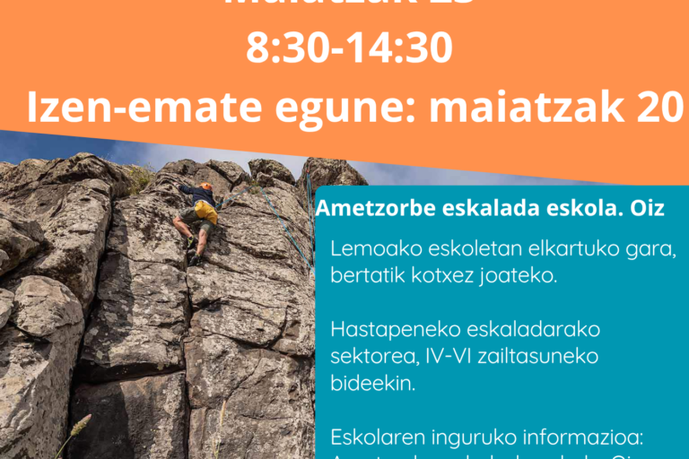 kirol eskalada ametzorben (1)